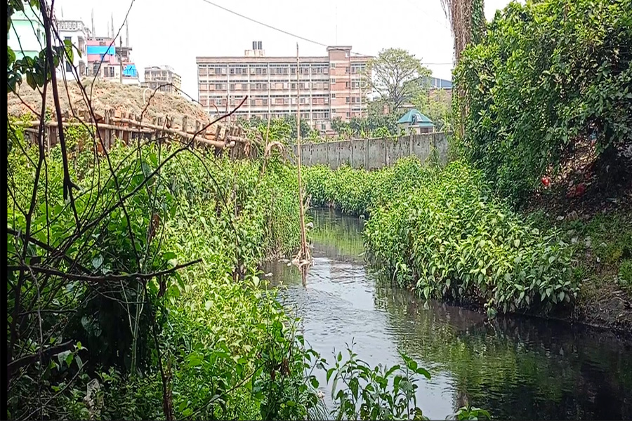 গাজীপুরের কাশিমপুর থানার খাল এখন ড্রেন