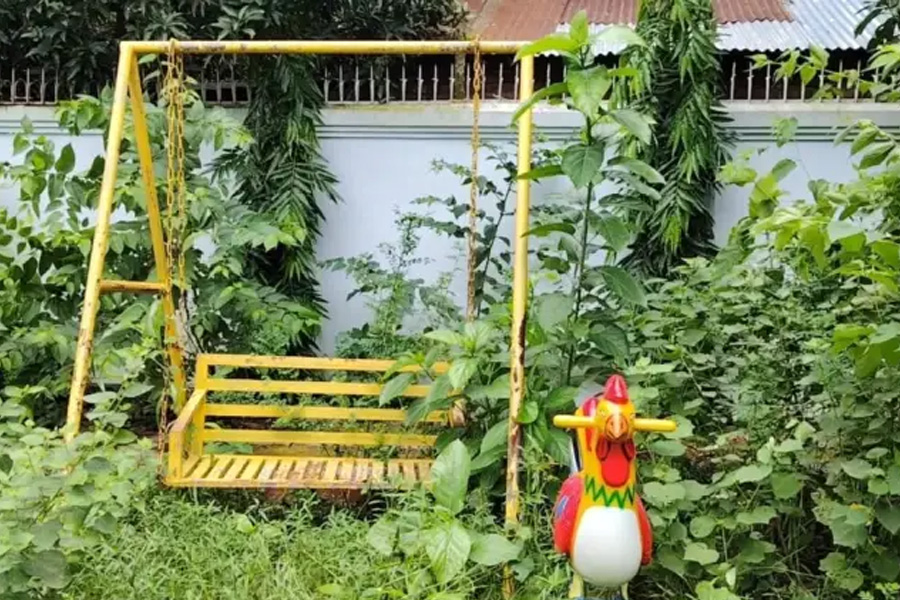 কোটি টাকার শিশু পার্ক এখন জঙ্গলে ঢাকা