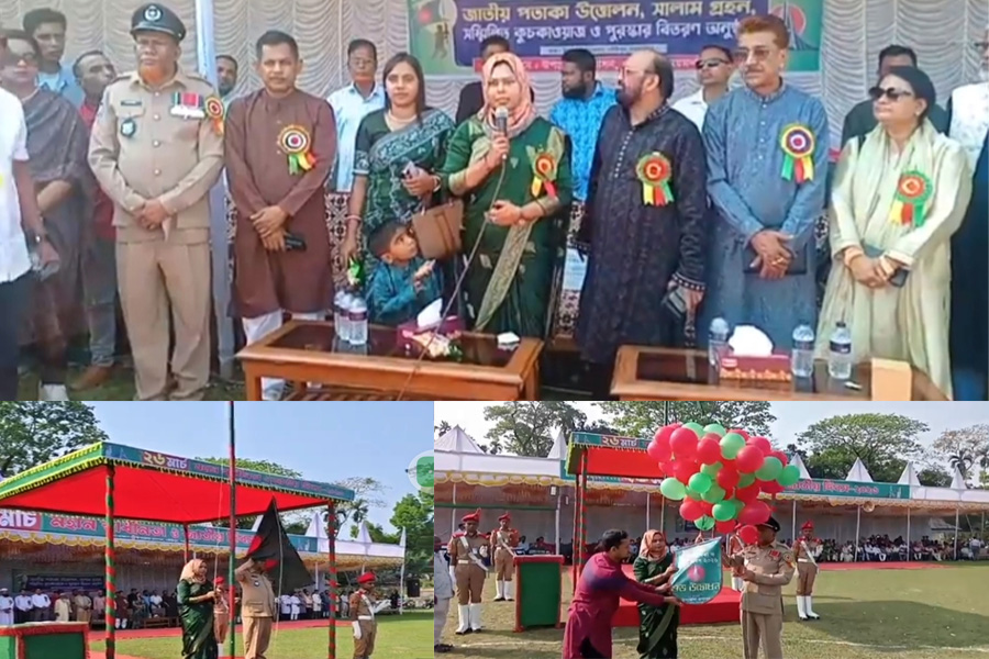গৌরীপুরে যথাযোগ্য মর্যাদায় মহান স্বাধীনতা-জাতীয় দিবস উদযাপন