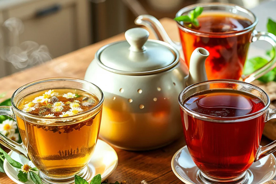 সকালে চাঙ্গা থাকতে লাল চা, সন্ধ্যায় শান্তির জন্য গ্রিন টি