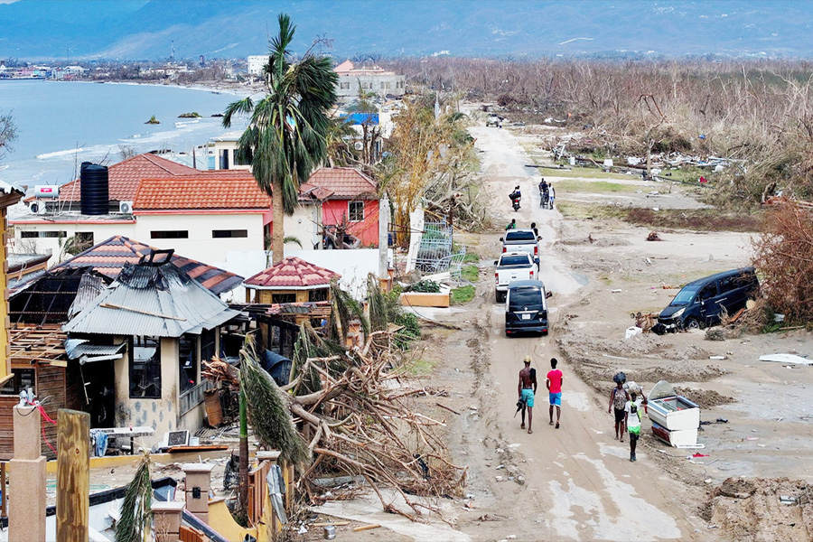 হারিকেন মেলিসার তাণ্ডবে মৃতের সংখ্যা বেড়ে ৪৪
