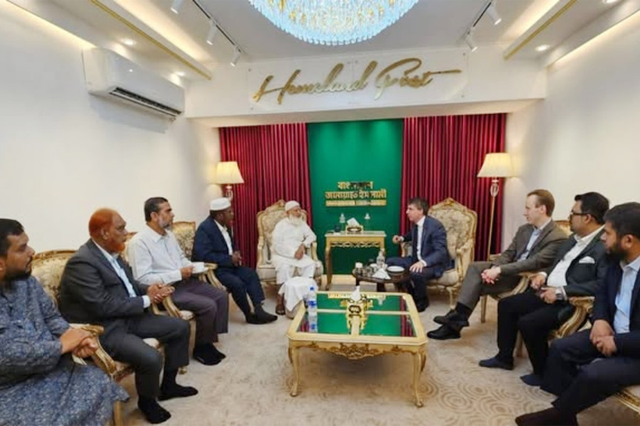 জামায়াত আমিরের সঙ্গে সুইডেন রাষ্ট্রদূতের সৌজন্য সাক্ষাৎ