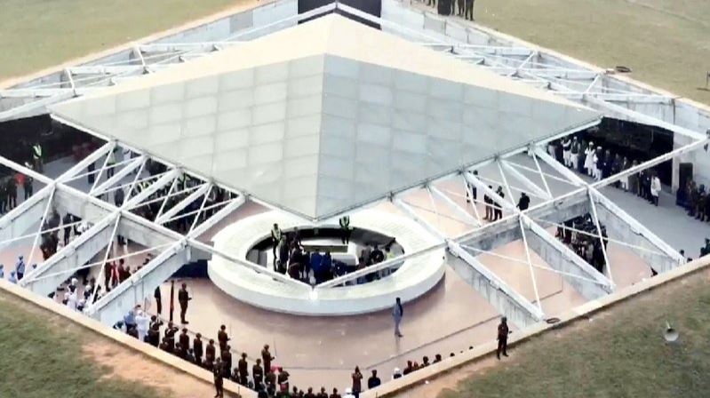 চিরনিদ্রায় শায়িত বেগম খালেদা জিয়া