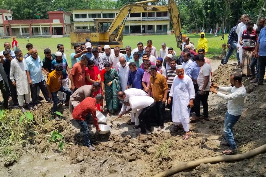 রাজাপুরে দুই খাল খনন প্রকল্পের উদ্বোধন, জলাবদ্ধতা নিরসনে আশা