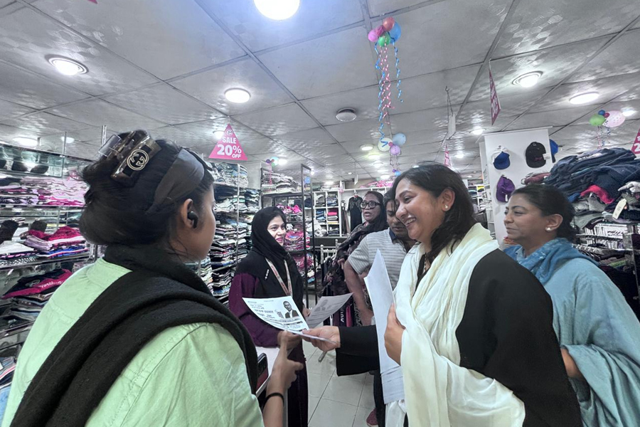 তারেক রহমানের পক্ষে প্রচারণায় কোকোর স্ত্রী