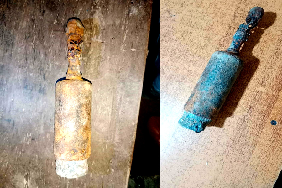 কুড়িগ্রামে মাটি খুঁড়তে গিয়ে পরিত্যক্ত মর্টারশেল উদ্ধার