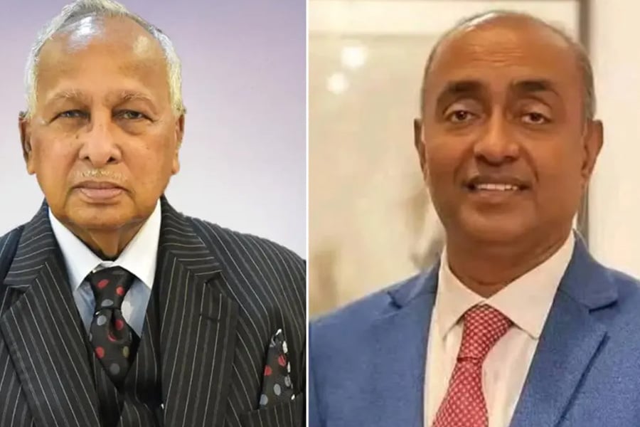 ব্যারিস্টার জমির উদ্দিন সরকার-মন্ত্রী মো. আসাদুজ্জামান। ছবি: ভিওডি বাংলা