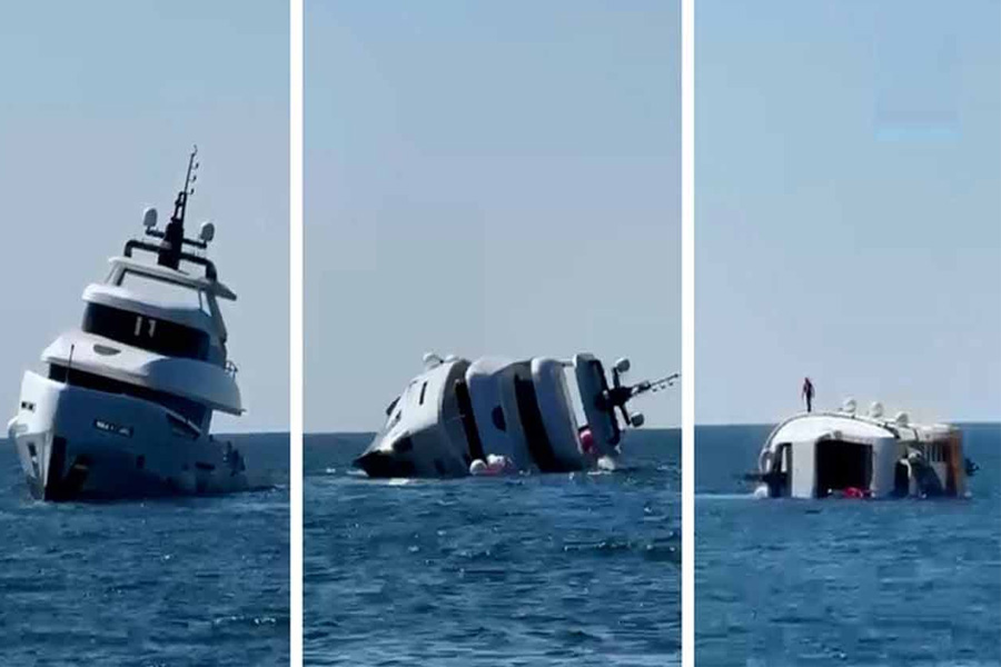 প্রথম ভ্রমণেই ডুবে গেল ১০ লাখ ডলারের বিলাসবহুল ইয়ট