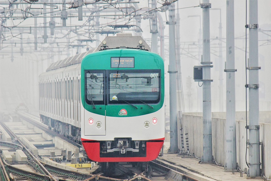 রাজধানীতে এগিয়ে চলছে নতুন আরেকটি মেট্রোরেলের কাজ