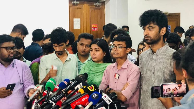 গণতান্ত্রিক ছাত্রজোটের প্যানেলের নেতৃত্বে ইমি-মেঘমল্লার
