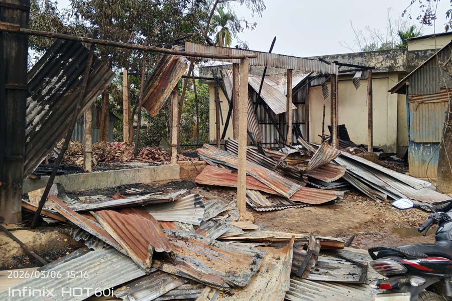 মধুপুরে অগ্নিকাণ্ডে বিএনপি অফিসসহ ৭ দোকান পুড়ে ছাই