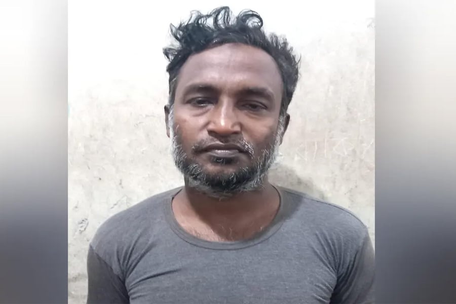 যাবজ্জীবন দণ্ডপ্রাপ্ত আবু বক্কর ছিদ্দিক। ছবি: ভিওডি বাংলা
