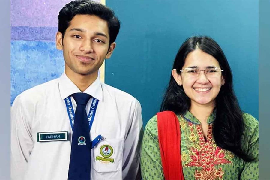 ফারহান ফাইয়াজ ও মুনজেরিন শহীদ। সংগৃহীত ছবি