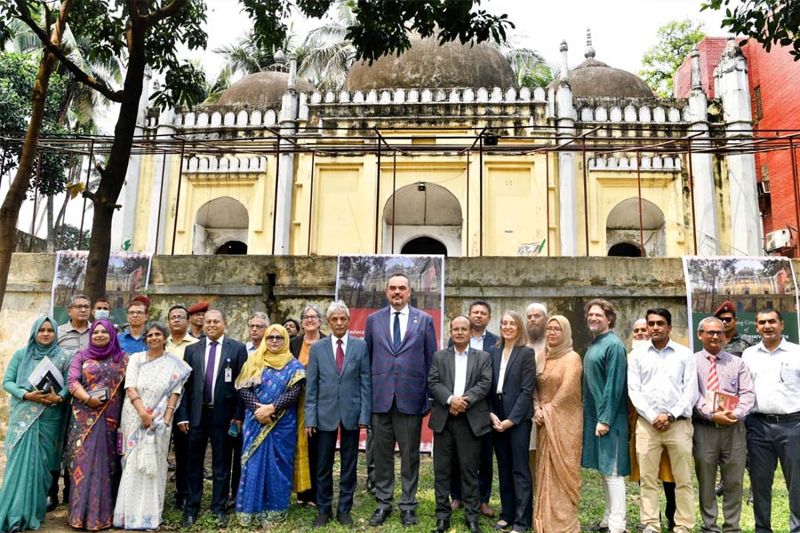 পুনরুদ্ধার হচ্ছে ঢাবির মুঘল আমলের মুসা খান মসজিদ