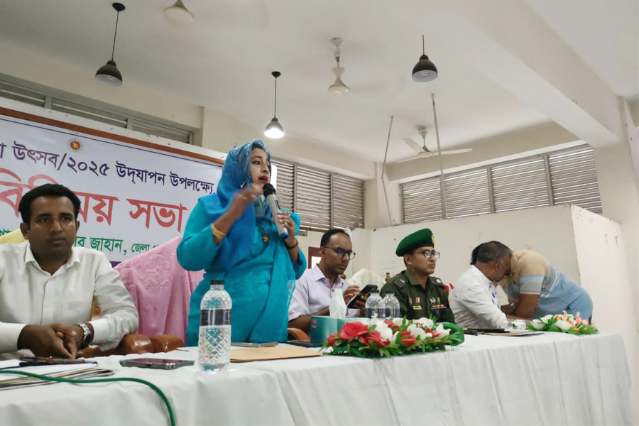 শারদীয় দূর্গা পূজা উপলক্ষে কালিয়ায় আইন-শৃঙ্খলা সভা অনুষ্ঠিত