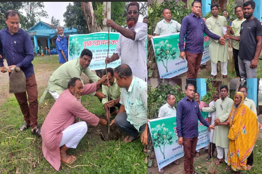সৈয়দপুরে বৃক্ষরোপণ ও বিতরণ কর্মসূচীর উদ্বোধন