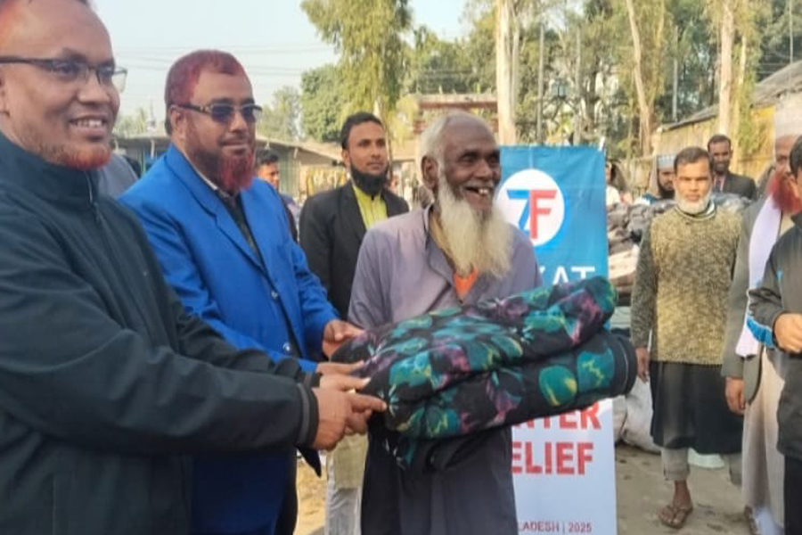 যাকাত ফাউন্ডেশন অব আমেরিকার উদ্যোগে শীতবস্ত্র ও রুম হিটার বিতরণ