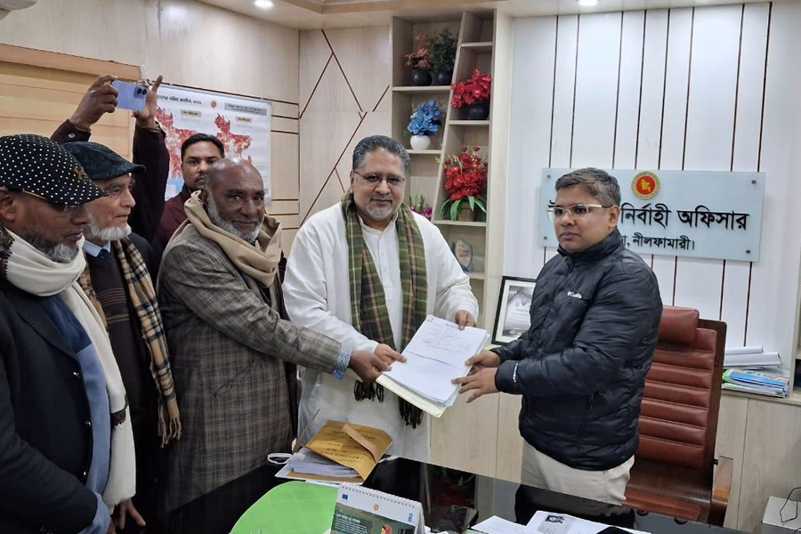 মনোনয়নপত্র জমা দিলেন জেবেল রহমান গানি