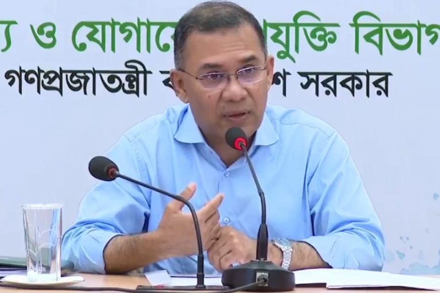 সিনেট ভবনে অনুষ্ঠিত ‘তারুণ্য, স্টার্টআপ ও সম্ভাবনার বাংলাদেশ’ শীর্ষক বিশেষ অনুষ্ঠানে বক্তব্য দেন প্রধানমন্ত্রী। ছবি: ভিওডি বাংলা