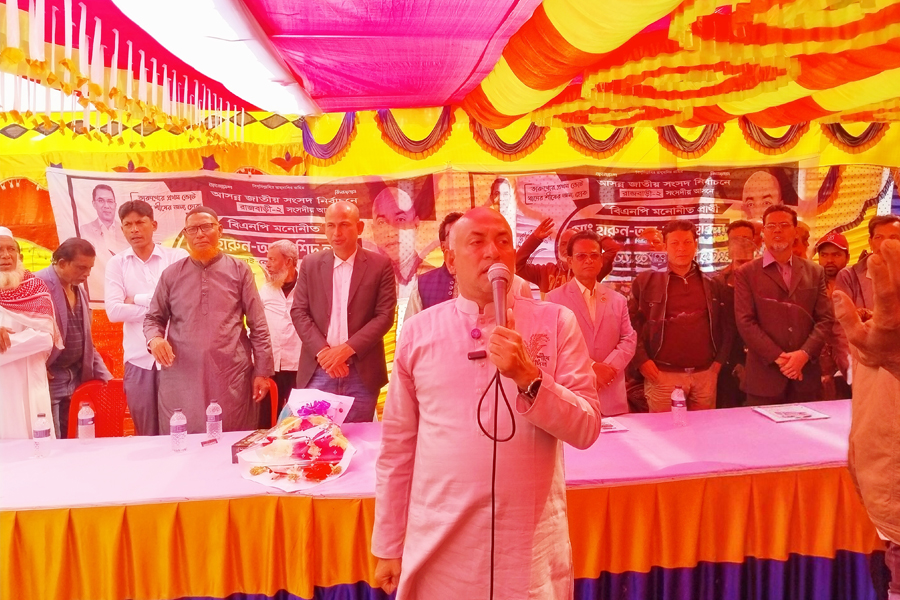 পাংশায় দিনব্যাপী ধানের শীষের প্রার্থীর নির্বাচনী পথসভা