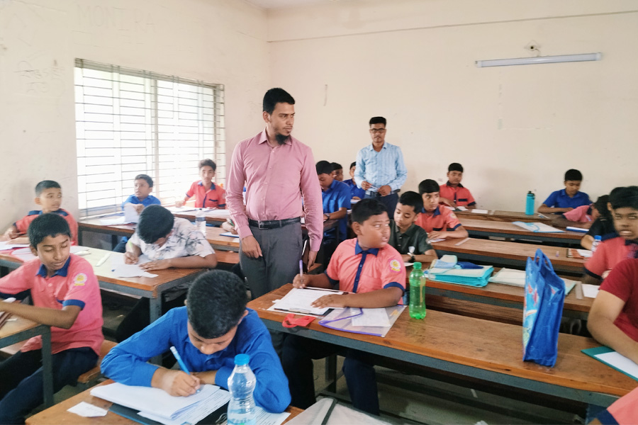 পাংশায় প্রাথমিক বৃত্তি পরীক্ষা অনুষ্ঠিত