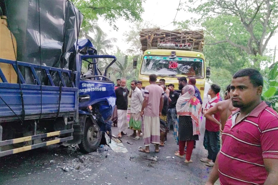 মাদারীপুরে পিকআপ-ট্রাক সংঘর্ষে শিশুসহ আহত ৮