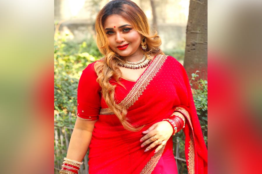 চিত্রনায়িকা রিয়ানা পারভিন পলি। ছবি: ভিওডি বাংলা