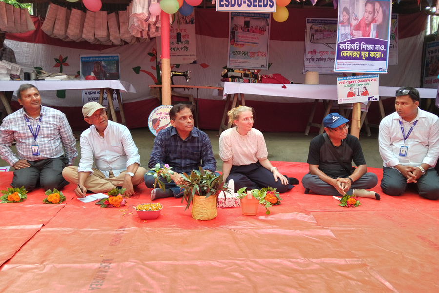 স্ট্রমি ফাউন্ডেশন নরওয়ের প্রতিনিধি দল কুড়িগ্রামে