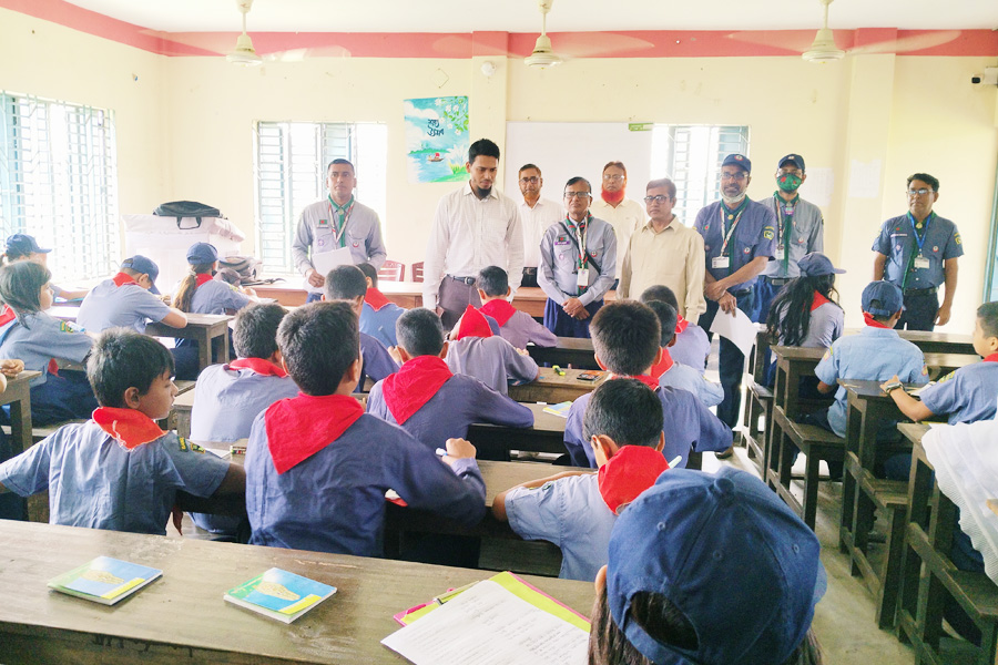 পাংশায় শাপলা কাব-প্রেসিডেন্ট অ্যাওয়ার্ডের মূল্যায়ন পরীক্ষা অনুষ্ঠিত