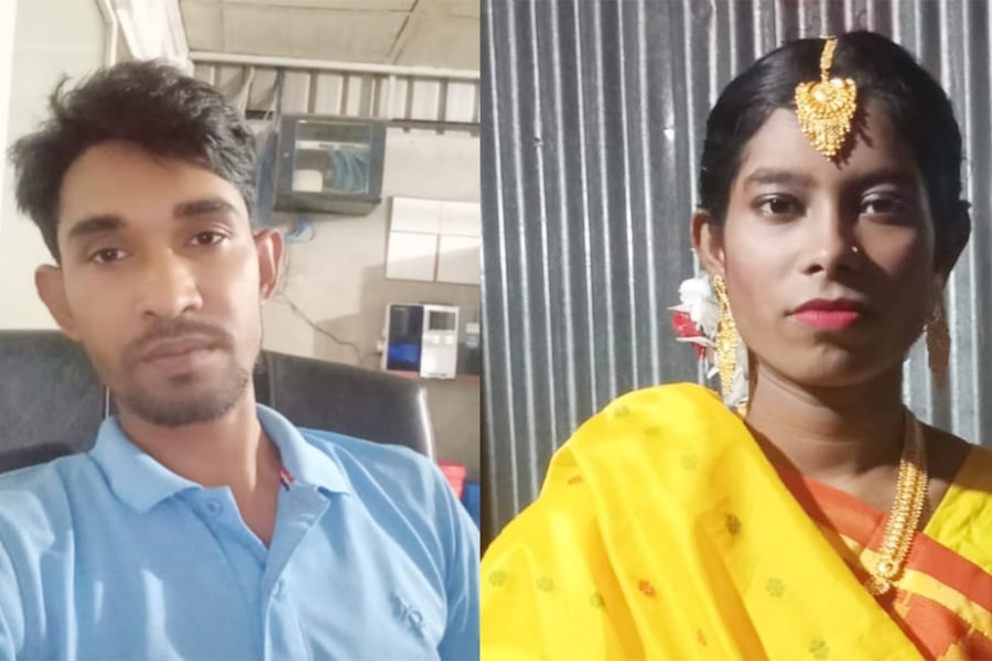 সোহেল শেখ- স্ত্রী ইভা আক্তার। ছবি: ভিওডি বাংলা