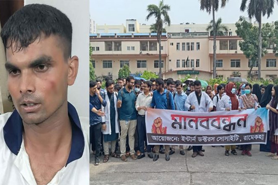 প্রতিবাদ করায় সেনাসদস্যকে মারধর, উল্টো ইন্টার্নদের কর্মবিরতি