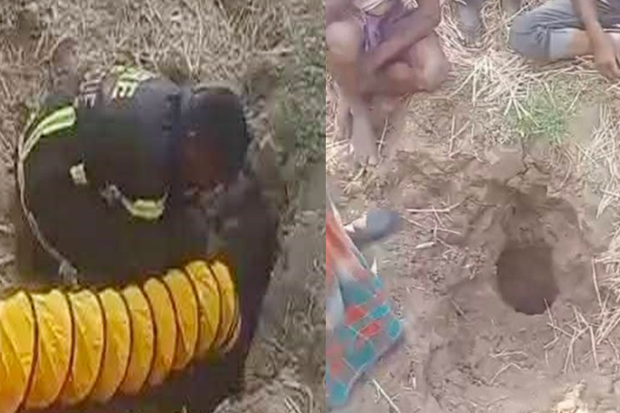 ৩০ ফুট গর্তে দুই বছরের শিশু, ছয় ঘণ্টা ধরে উদ্ধারের চেষ্টা