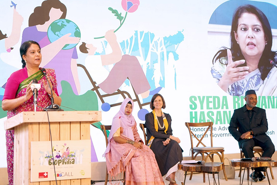 জলবায়ু সংকট মোকাবেলায় বৈশ্বিক ঐক্য ও সহমর্মিতা জরুরি : রিজওয়ানা হাসান