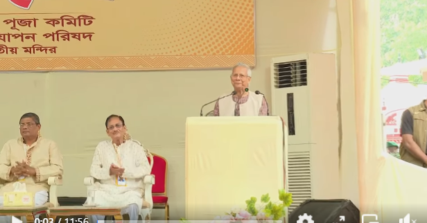 ঢাকেশ্বরী জাতীয় মন্দিরের পূজা প্রস্তুতি পরিদর্শন করেছেন প্রধান উপদেষ্টা
