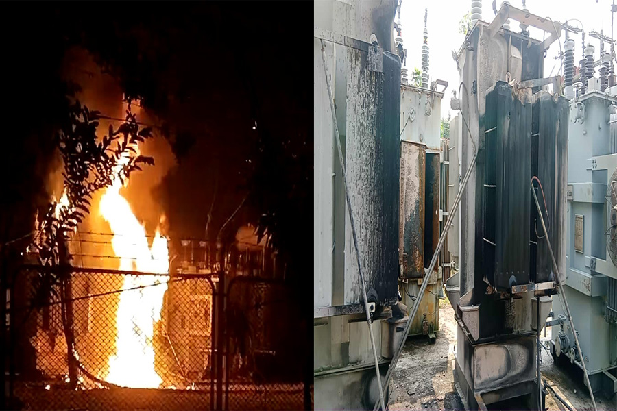 শ্রীপুর বিদ্যুৎ উপকেন্দ্রে আগুন, ২ লক্ষাধিক টাকার ক্ষয়ক্ষতি