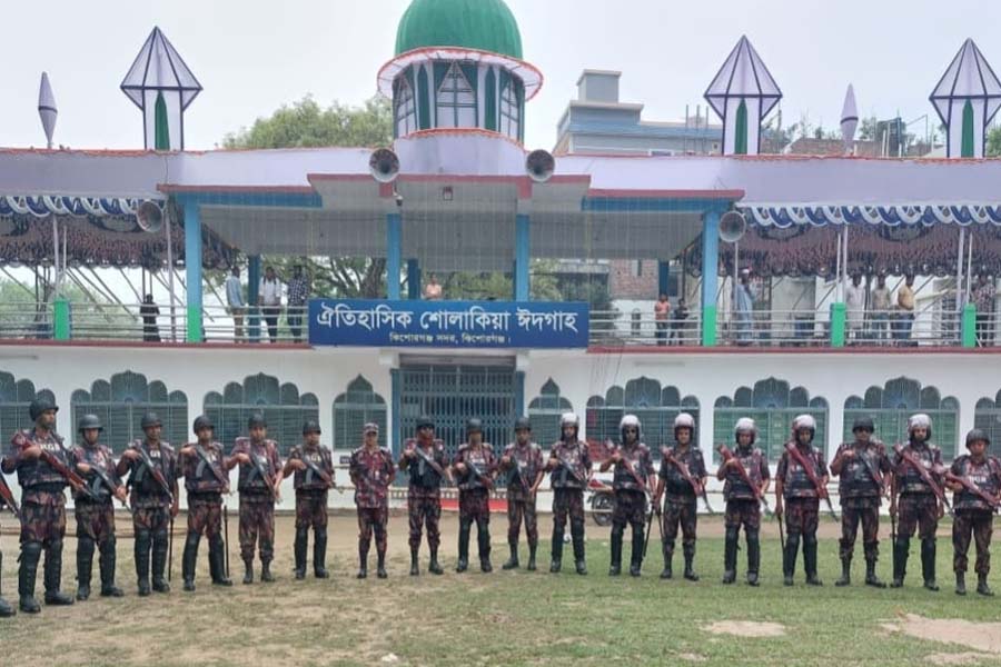 শোলাকিয়ায় ঈদ জামাতে বিজিবি মোতায়েন