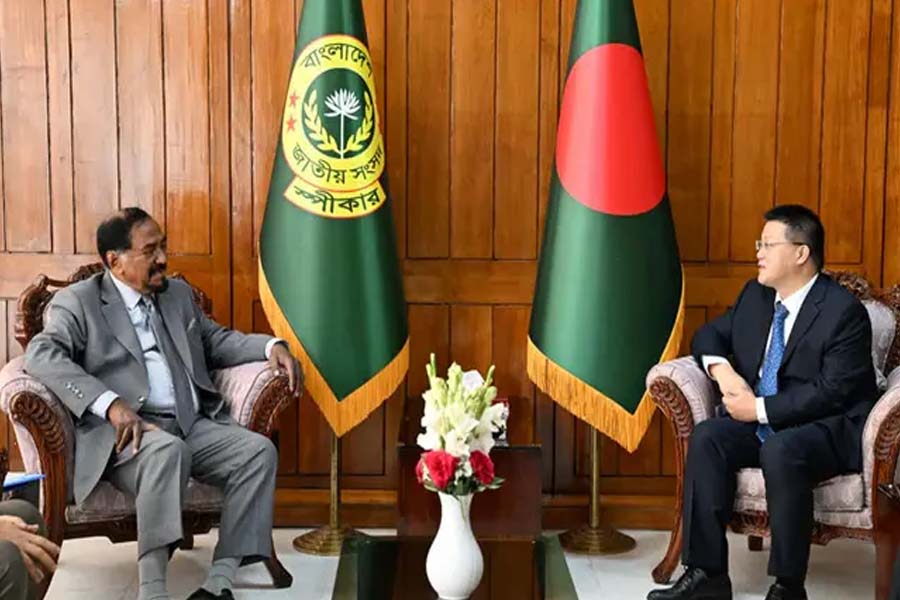 স্পিকার–চীনা রাষ্ট্রদূতের সৌজন্য সাক্ষাৎ