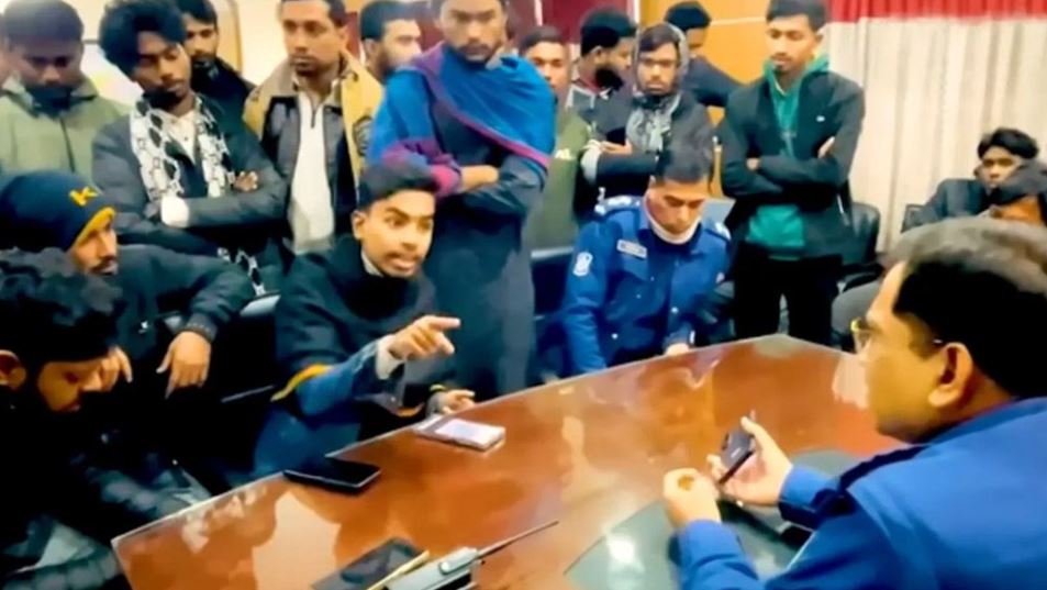 হবিগঞ্জে ওসিকে হুমকি দেওয়া বৈষম্যবিরোধী নেতা গ্রেপ্তার