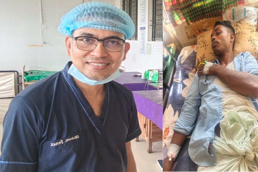 সুনামগঞ্জ ২৫০ শয্যাবিশিষ্ট সদর হাসপাতালের সার্জারি বিভাগের কার্যক্রম। ছবি: ভিওডি বাংলা