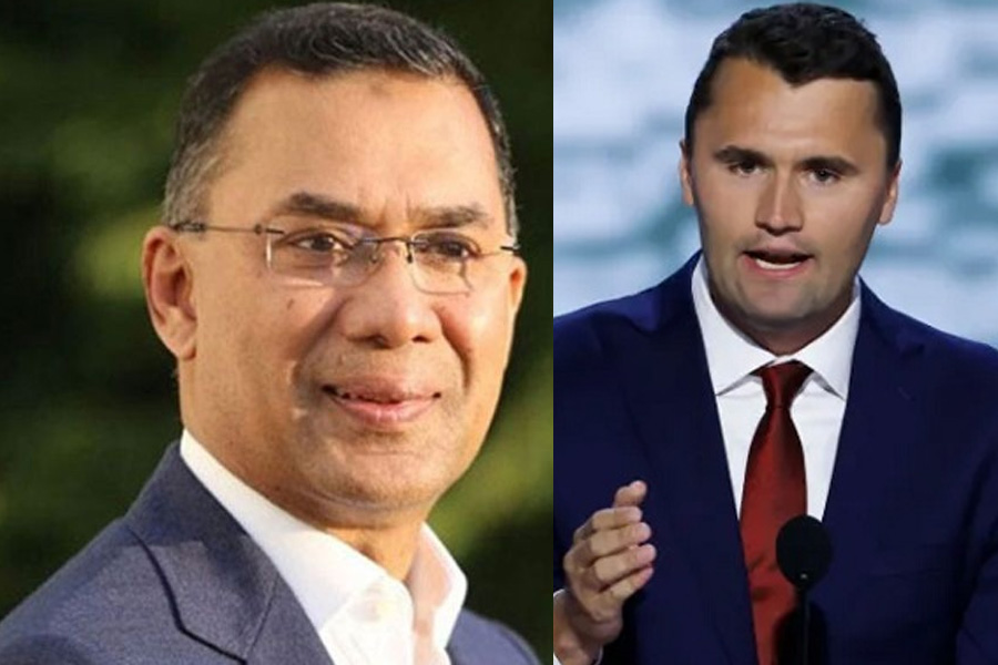 বন্দুক হামলায় চার্লি কার্ক নিহত, নিন্দা তারেক রহমানের