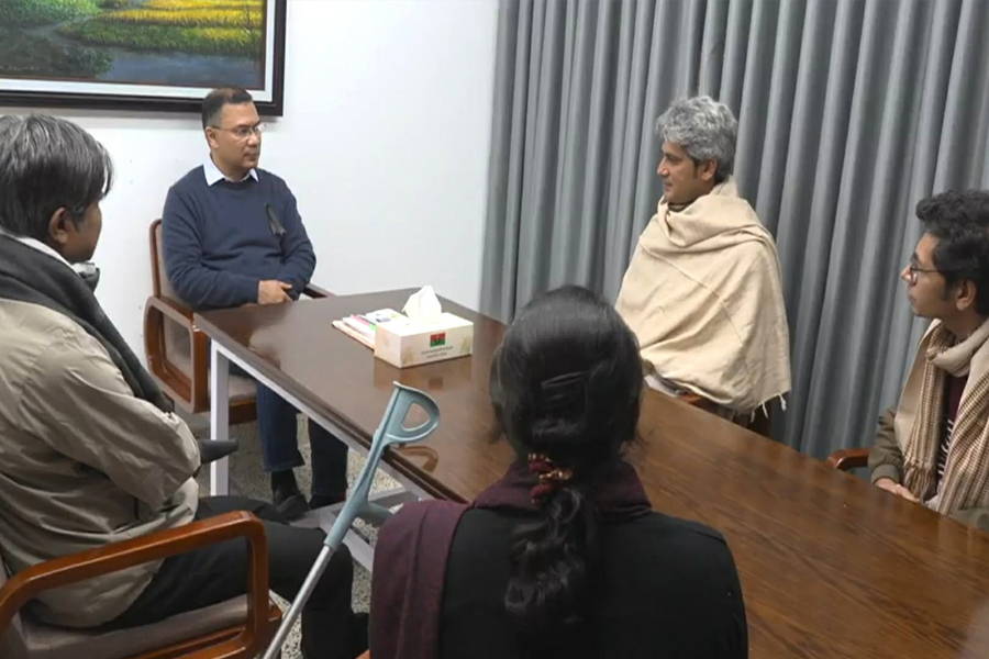 তারেক রহমানের সাথে জোনায়েদ সাকির সৌজন্য সাক্ষাৎ