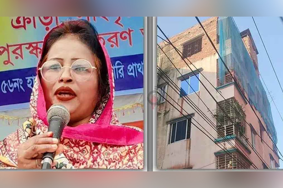 ‘দেশি মুরগি খেতে না পারা’ সেই শিক্ষিকার আছে ৫ তলা বাড়ি