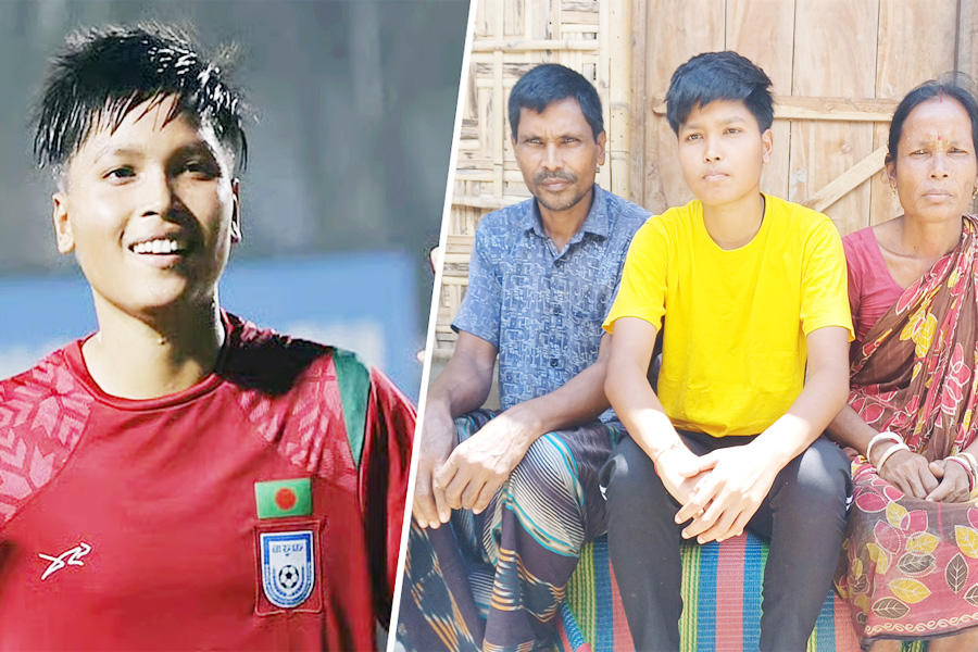 দরিদ্র পরিবারের তৃষ্ণা রানী এখন দেশের ‘গোলমেশিন’