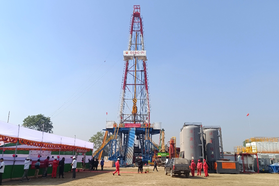 নতুন গ্যাসকূপ খনন কাজ শুরু, দিনে মিলবে ১৫ মিলিয়ন ঘনফুট গ্যাস