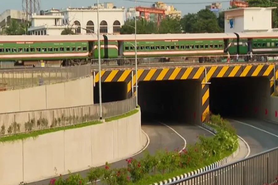 টিটিপাড়ায় ৬ লেনের আন্ডারপাস উদ্বোধন