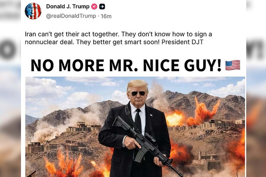 ‘ভদ্র সাজার দিন শেষ’— ট্রাম্পের হুঁশিয়ারি