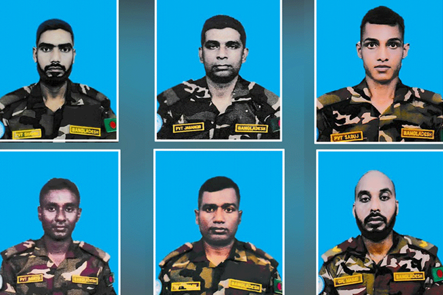 ছয় বাংলাদেশি শান্তিরক্ষীর মরদেহ দেশে পৌঁছাবে শনিবার