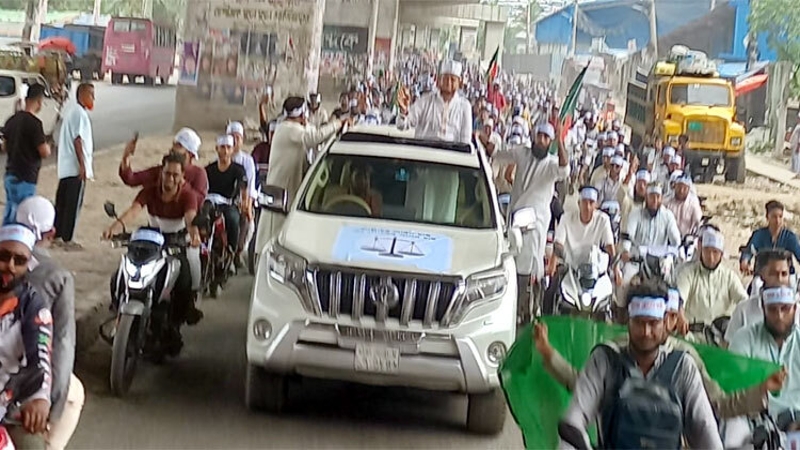 গাজীপুরে জামায়াতের মোটরসাইকেল শোডাউন