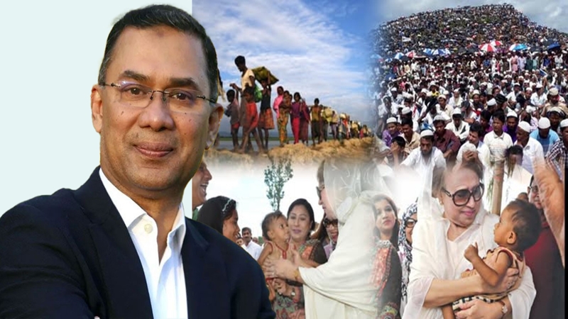 রোহিঙ্গা প্রত্যাবাসনে কূটনৈতিক চাপ বাড়াতে হবে: তারেক রহমান