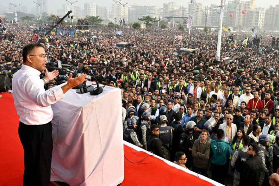 ৮ ফেব্রুয়ারি নয়াপল্টনে তারেক রহমানের শেষ নির্বাচনী প্রচারণা